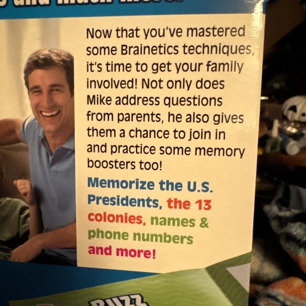 BRAINETICS Fun Genius DVD Math & More Cool Memory Tricks AGES 9-99 NIP‎